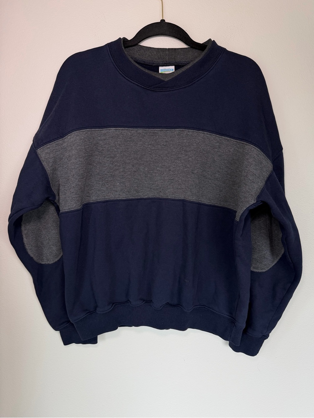 Vintage 90’s Cheetah Crewneck Striped Sweatshirt Retro Comfy
